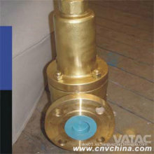 Válvula de alivio de seguridad de bronce con extremos bridados